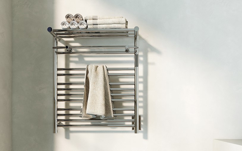 P&Bhusri Towel Warmer with Top Shelf